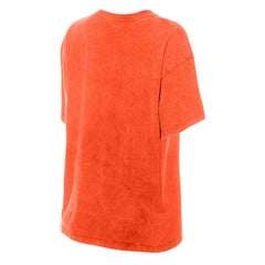 San Francisco Giants New Era Women's Mineral Wash Oversized T-Shirt - Orange T-shirts