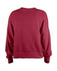 Washington Commanders New Era Girl's Flip Sequin Sweatshirt Burgundy