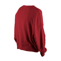 Washington Commanders New Era Women's Oversized Throwback Mineral Wash Crew Neck Sweatshirt Black