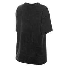 Chicago Bulls Women's Throwback Mineral Wash Oversized T-Shirt Black
