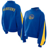Golden State Warriors Women's Sport Night Balloon Sleeves Sweatshirt Royal