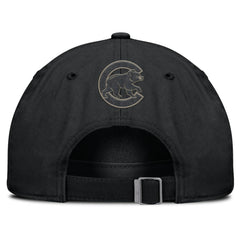Chicago Cubs Nike Camo Pack Club Adjustable Hat - Black Hats