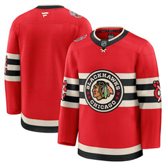 NHL Chicago Blackhawks Fanatics 2025 NHL Winter Classic Premium Jersey - Red