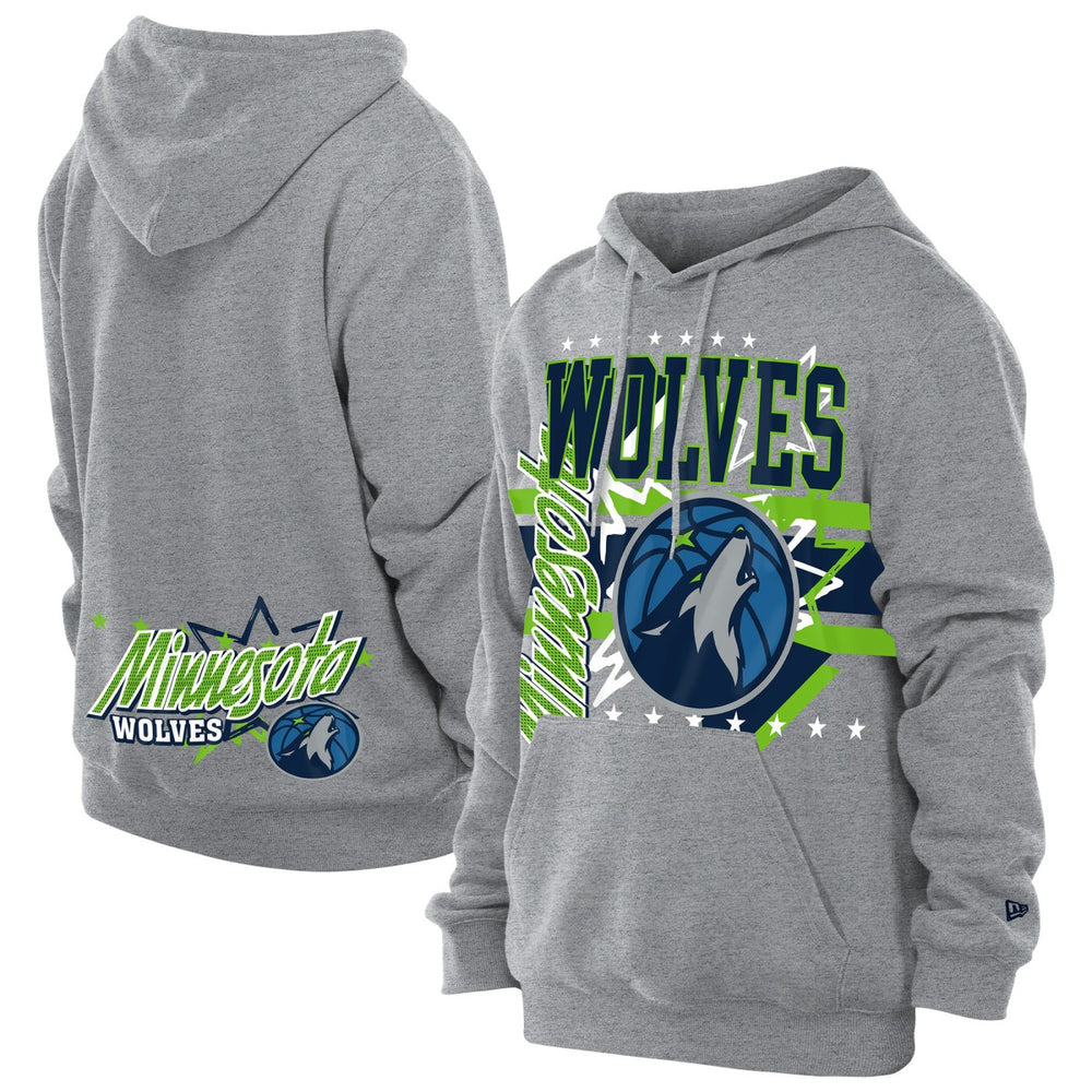 Minnesota Timberwolves Injection Sport Classics Fleece Hoodie Heather Gray
