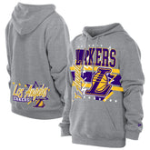 Los Angeles Lakers Injection Sport Classics Fleece Hoodie Heather Gray