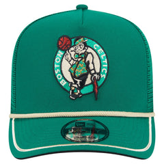 Boston Celtics Vintage Team Rope A-Frame 9FIFTY Snapback Hat Kelly Green