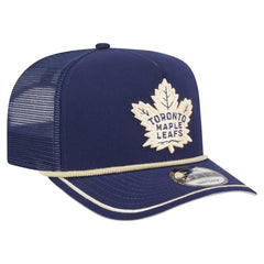 NHL Toronto Maple Leafs New Era Vintage Team Rope A-Frame 9FIFTY Snapback Hat - Blue