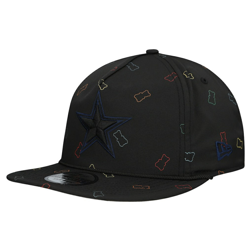 Dallas Cowboys New Era Gummy Golfer Snapback Hat Black