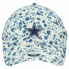 Dallas Cowboys New Era Women's Ditzy 9TWENTY Adjustable Hat Cream