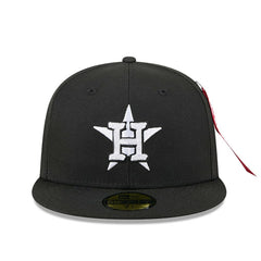 Houston Astros New Era x Alpha Industries 59FIFTY Fitted Hat - Black Hats