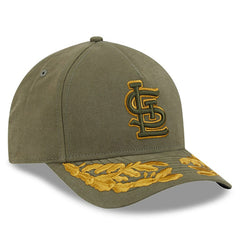St. Louis Cardinals New Era x Alpha Industries A-Frame 9FORTY Adjustable Hat - Olive Hats