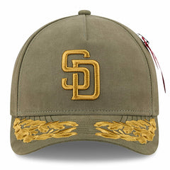 San Diego Padres New Era x Alpha Industries A-Frame 9FORTY Adjustable Hat - Olive Hats