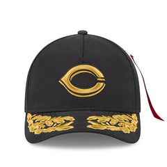 Cincinnati Reds New Era x Alpha Industries A-Frame 9FORTY Adjustable Hat - Black Hats
