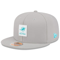 Miami Dolphins New Era 2025 Sideline 59FIFTY Fitted Hat Gray