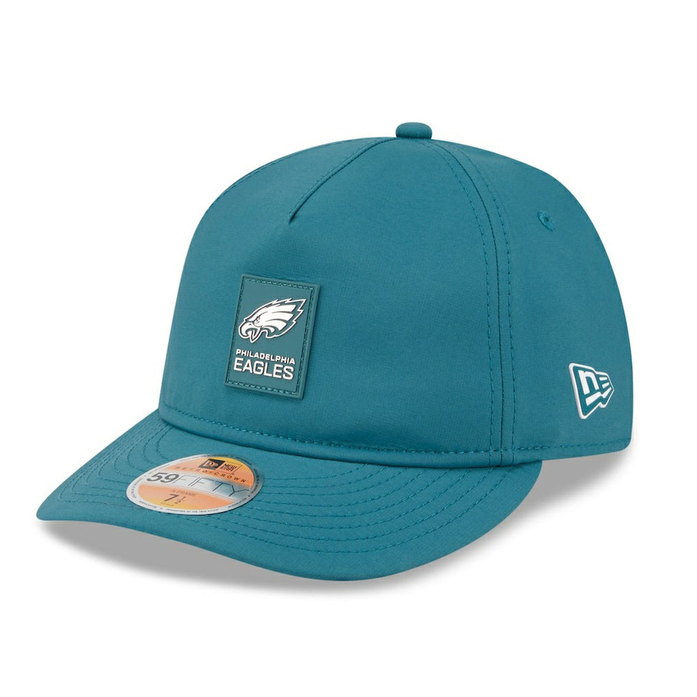 Philadelphia Eagles New Era 2025 Sideline Retro Crown 59FIFTY Fitted Hat Midnight Green