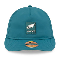 Philadelphia Eagles New Era 2025 Sideline Retro Crown 59FIFTY Fitted Hat Midnight Green