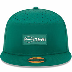New York Jets New Era 2025 Sideline Split Panel 9FIFTY Snapback Hat Green