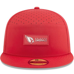 Arizona Cardinals New Era 2025 Sideline Split Panel 9FIFTY Snapback Hat Cardinal