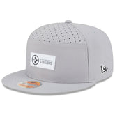 Pittsburgh Steelers New Era 2025 Sideline Split Panel 9FIFTY Snapback Hat Gray