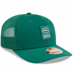 New York Jets New Era 2025 Sideline 9SEVENTY Trucker Adjustable Hat Green