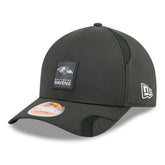 Baltimore Ravens New Era 2025 Sideline M-Crown 9FORTY Adjustable Hat Black