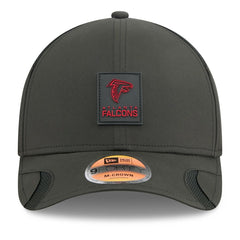 Atlanta Falcons New Era 2025 Sideline M-Crown 9FORTY Adjustable Hat Black