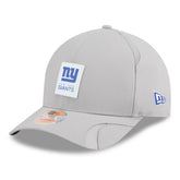 New York Giants New Era 2025 Sideline M-Crown 9FORTY Adjustable Hat Gray