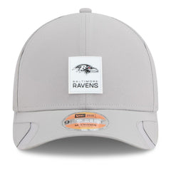 Baltimore Ravens New Era 2025 Sideline M-Crown 9FORTY Adjustable Hat Gray