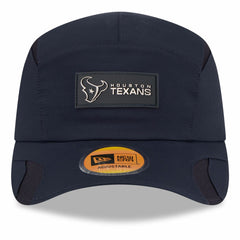 Houston Texans New Era 2025 Sideline Runner Adjustable Hat Navy