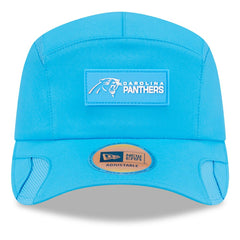 Carolina Panthers New Era 2025 Sideline Runner Adjustable Hat Blue