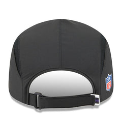 Baltimore Ravens New Era 2025 Sideline Runner Adjustable Hat Black