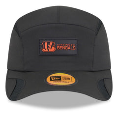 Cincinnati Bengals New Era 2025 Sideline Runner Adjustable Hat Black