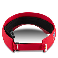 Kansas City Chiefs New Era 2025 Sideline Visor Red