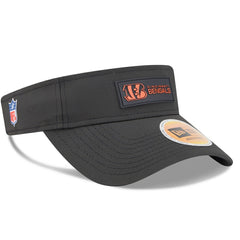 Cincinnati Bengals New Era 2025 Sideline Visor Black