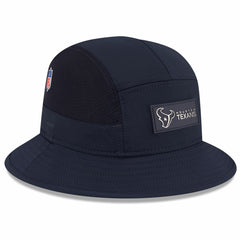 Houston Texans New Era 2025 Sideline Bucket Hat Navy