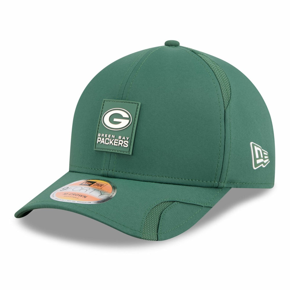 Green Bay Packers New Era Youth 2025 Sideline 9FORTY Adjustable Hat Green