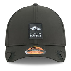 Baltimore Ravens New Era Youth 2025 Sideline 9FORTY Adjustable Hat Black