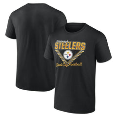 Pittsburgh Steelers Steel City Football T-Shirt Black