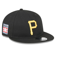Pittsburgh Pirates New Era Baseball Hall of Fame Retro Crown 9FIFTY Adjustable Hat - Black Hats