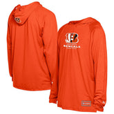 Cincinnati Bengals New Era Functional Fandom Hoodie Orange