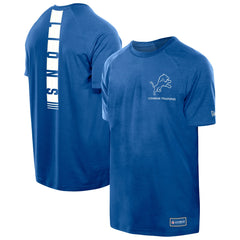 Detroit Lions New Era Functional Fandom Reflective T-Shirt Blue