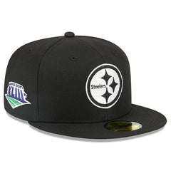 Pittsburgh Steelers New Era x Alpha Industries 59FIFTY Fitted Hat Black