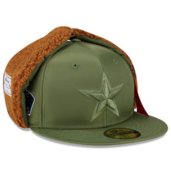 Dallas Cowboys New Era x Alpha Industries Dog Ears 59FIFTY Fitted Hat Olive