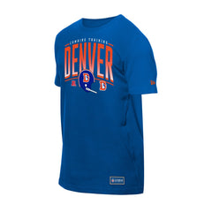Denver Broncos New Era Combine Authentic Training Throwback T-Shirt Royal