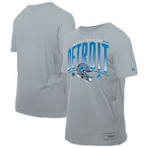 Detroit Lions New Era Combine Authentic Helmet T-Shirt Silver