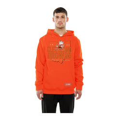 Cleveland Browns New Era Combine Authentic Local State Throwback Hoodie Orange