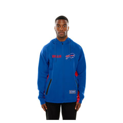 Buffalo Bills New Era Combine Authentic Raglan Scuba Full-Zip Hoodie Royal