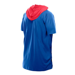 Buffalo Bills New Era Combine Authentic Hooded Raglan Short-Sleeve T-Shirt Royal
