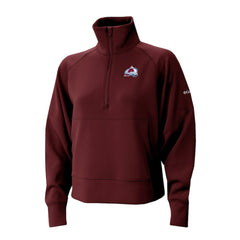 NHL Colorado Avalanche Columbia Women's Wickhams Hills Raglan Omni-Wick Half-Zip Pullover - Maroon