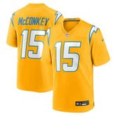 NFL Ladd McConkey Los Angeles Chargers Alternate Charger Power Game Player Jersey - Gold